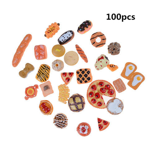 10pcs Home Craft Mini Food Ornament Miniature Dollhouse Decor Doll house Accessories