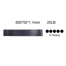 Load image into Gallery viewer, Yoga Resistance Bands 5 Colors Resistance Loop Stretching Pilates Fitness Equipment Gym Home Sport Training Workout (5lb- 25lb)