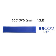 Load image into Gallery viewer, Yoga Resistance Bands 5 Colors Resistance Loop Stretching Pilates Fitness Equipment Gym Home Sport Training Workout (5lb- 25lb)