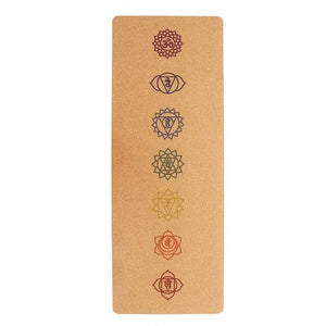 183X68cm Natural Cork TPE Yoga Mat Fitness Gym Sports Mats Pilates Exercise Pads Non-slip Yoga mats 5mm Absorb Sweat Odorless