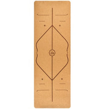 Load image into Gallery viewer, 183X68cm Natural Cork TPE Yoga Mat Fitness Gym Sports Mats Pilates Exercise Pads Non-slip Yoga mats 5mm Absorb Sweat Odorless