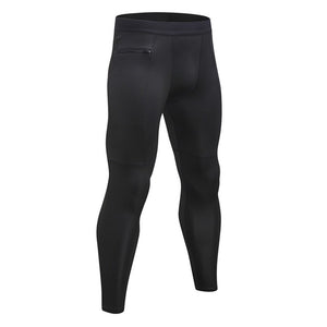 2019 Autumn New Men Pockets Sport Pants Quick Dry Men's Running Pant Jogging Gym Fitness Zipper Skinny Clothes Sports Trouser