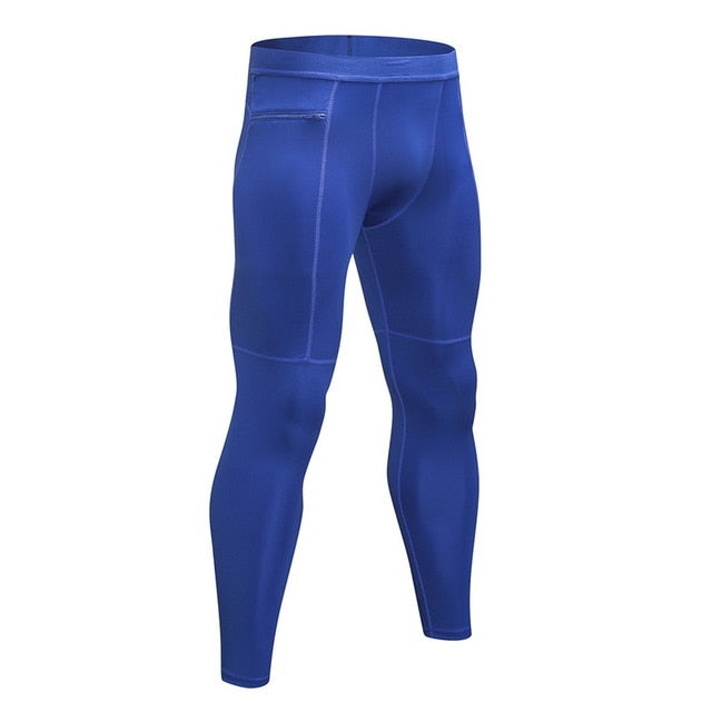 2019 Autumn New Men Pockets Sport Pants Quick Dry Men's Running Pant Jogging Gym Fitness Zipper Skinny Clothes Sports Trouser