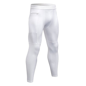 2019 Autumn New Men Pockets Sport Pants Quick Dry Men's Running Pant Jogging Gym Fitness Zipper Skinny Clothes Sports Trouser