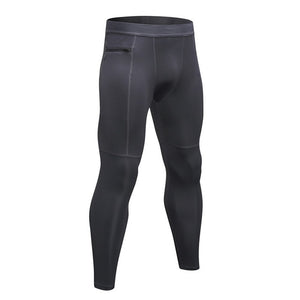 2019 Autumn New Men Pockets Sport Pants Quick Dry Men's Running Pant Jogging Gym Fitness Zipper Skinny Clothes Sports Trouser