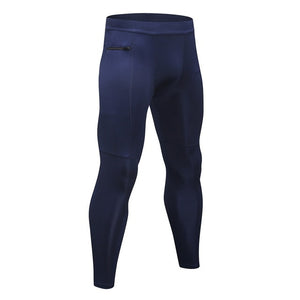 2019 Autumn New Men Pockets Sport Pants Quick Dry Men's Running Pant Jogging Gym Fitness Zipper Skinny Clothes Sports Trouser