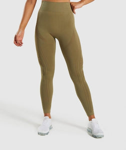 Vital Women Sport Suit Yoga Set Gym Workout Clothes Long Sleeve Fitness Crop Top + High Waist Energy Seamless Leggings