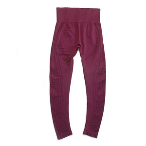 Vital Women Sport Suit Yoga Set Gym Workout Clothes Long Sleeve Fitness Crop Top + High Waist Energy Seamless Leggings
