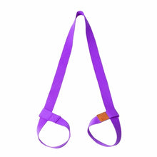 Load image into Gallery viewer, Yoga Mat Strap Strap Belt Adjustable Sports Sling Carrier Shoulder Carry Strap Belt Exercise Stretch Fitness Elastic Yoga Belt