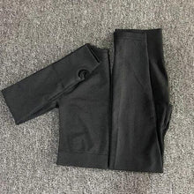 Load image into Gallery viewer, Women Seamless yoga set Fitness Sport Suits GYM cloth Yoga  Shirts High Waist Running Leggings Workout Pants Shirts Bra Tops