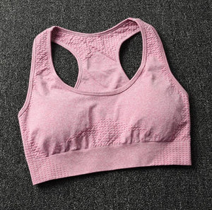 Women Seamless yoga set Fitness Sport Suits GYM cloth Yoga  Shirts High Waist Running Leggings Workout Pants Shirts Bra Tops