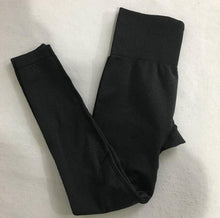 Load image into Gallery viewer, Women Seamless yoga set Fitness Sport Suits GYM cloth Yoga  Shirts High Waist Running Leggings Workout Pants Shirts Bra Tops
