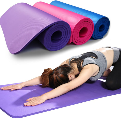 183cm*61cm NBR Yoga Mat Soft Beginner Non- slip Yoga Mat for Pilates Home Gym Yoga  Fitness Sports Outdoor Pads