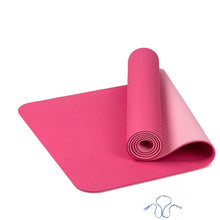 Load image into Gallery viewer, ITSTYLE 6MM TPE Yoga Mat Anti Slip Sports Fitness Exercise Pilates Gym Colchonete For Beginners 183*61*0.6cm