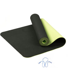 Load image into Gallery viewer, ITSTYLE 6MM TPE Yoga Mat Anti Slip Sports Fitness Exercise Pilates Gym Colchonete For Beginners 183*61*0.6cm