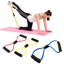 Load image into Gallery viewer, Yoga Resistance Bands Elastic Band Sports Exercise Puller 8-shaped Chest Expander for Body Building Home Gym Fitness Equipment